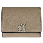 Loewe Trifold Wallet Anagram Leather Gray