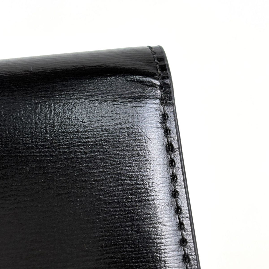 Celine Card Case Triomphe Leather Black — view 5