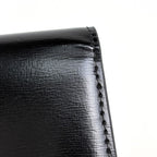 Celine Card Case Triomphe Leather Black — view 5