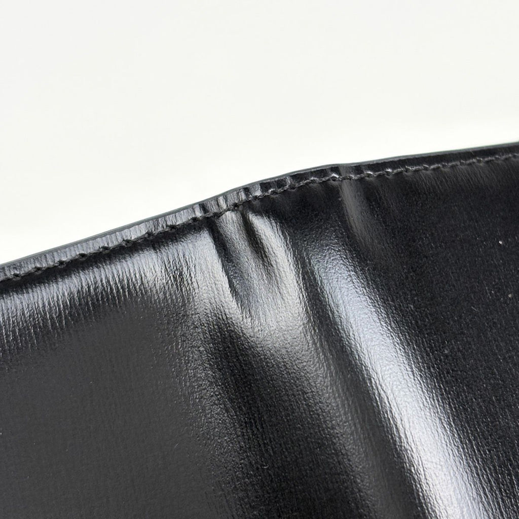Celine Card Case Triomphe Leather Black — view 6