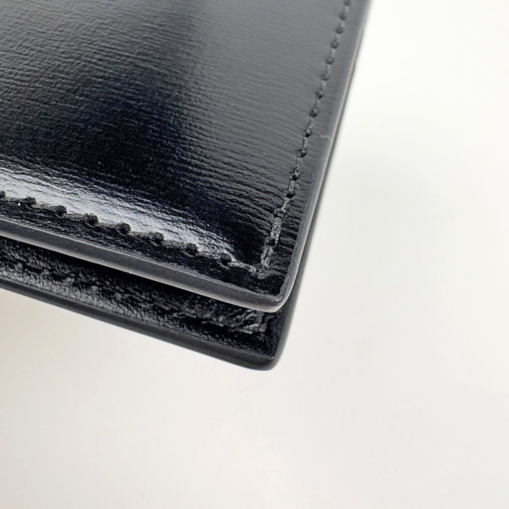 Celine Card Case Triomphe Leather Black — view 3