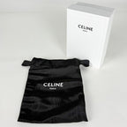 Celine Trifold Wallet Triomphe Mini Black Brown — view 8