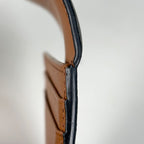 Celine Trifold Wallet Triomphe Mini Black Brown — view 4