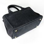 Prada Tote Canapa 2-Way Canvas Black — view 2