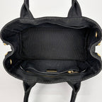 Prada Tote Canapa 2-Way Canvas Black — view 8