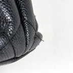 Chanel Tote CC Logo Caviar Leather Black — view 4