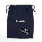 Chanel Chain Wallet CC Logo Half Moon Caviar Leather Black Shoulder — view 7