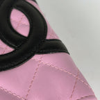 Chanel Notebook Book Cover CC Logo Cambon Line Leather Pink Agenda — view 5