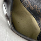 Celine Card Case Triomphe Leather Black Brown — view 5