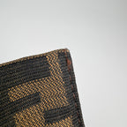 Fendi Shoulder Bag Zucchini Mamma Baguette Canvas Brown — view 8