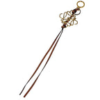 Loewe Bag Charm Anagram Leather Brown