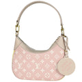Louis Vuitton Bagatelle NM Handbag Monogram Empreinte Pink Beige Yellow