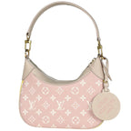 Louis Vuitton Bagatelle NM Handbag Monogram Empreinte Pink Beige Yellow