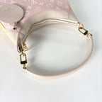 Louis Vuitton Bagatelle NM Handbag Monogram Empreinte Pink Beige Yellow — view 7