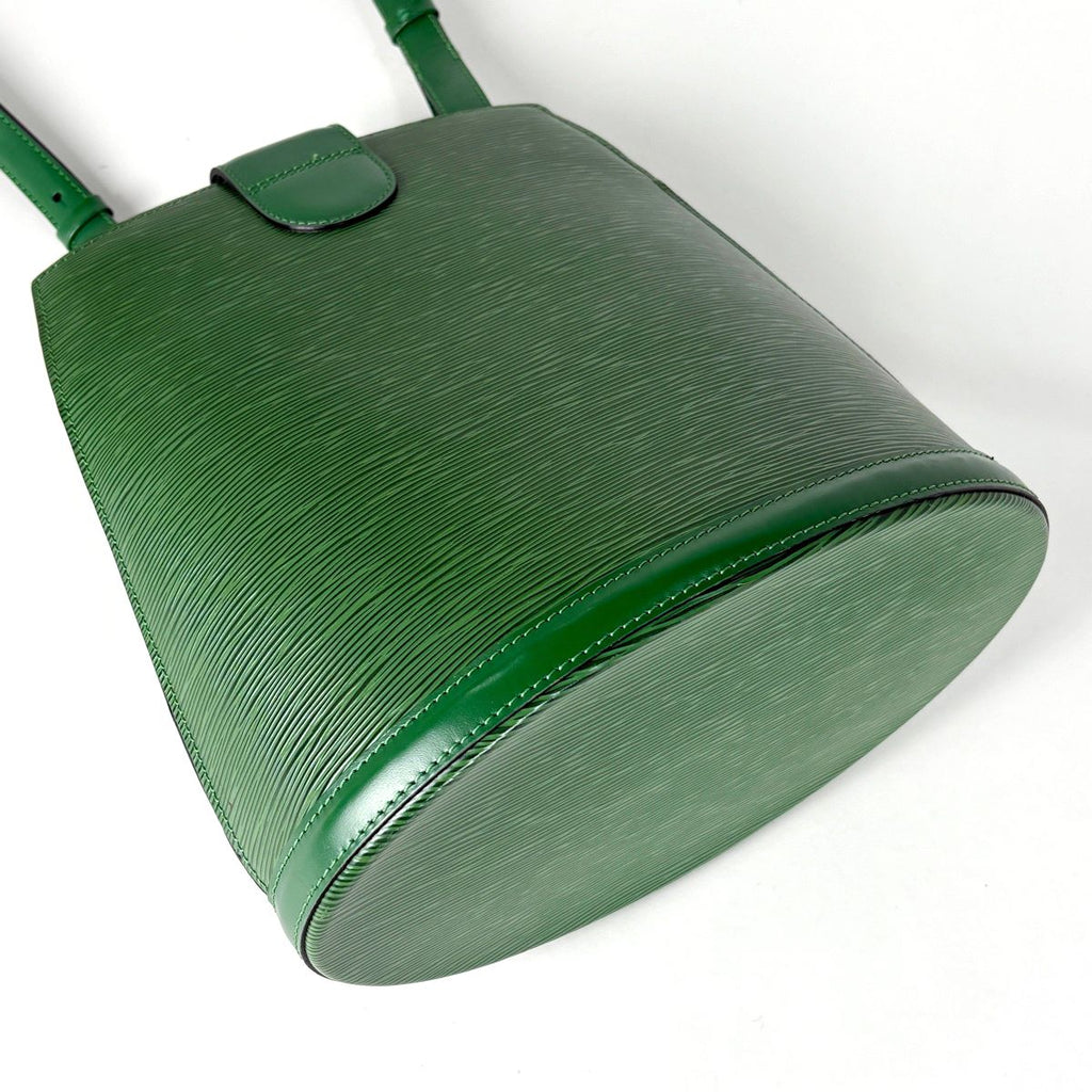 Louis Vuitton Cluny Shoulder Bag Epi Borneo Green — view 2