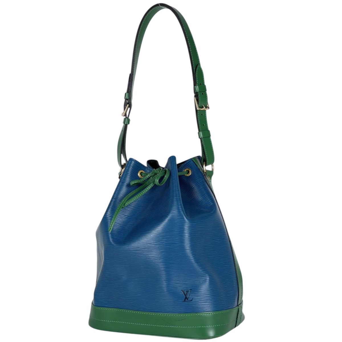 Louis Vuitton Noe Shoulder Bag Bicolor Epi Toledo Blue le Neo Green