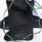 Louis Vuitton Noe Shoulder Bag Bicolor Epi Toledo Blue le Neo Green — view 8
