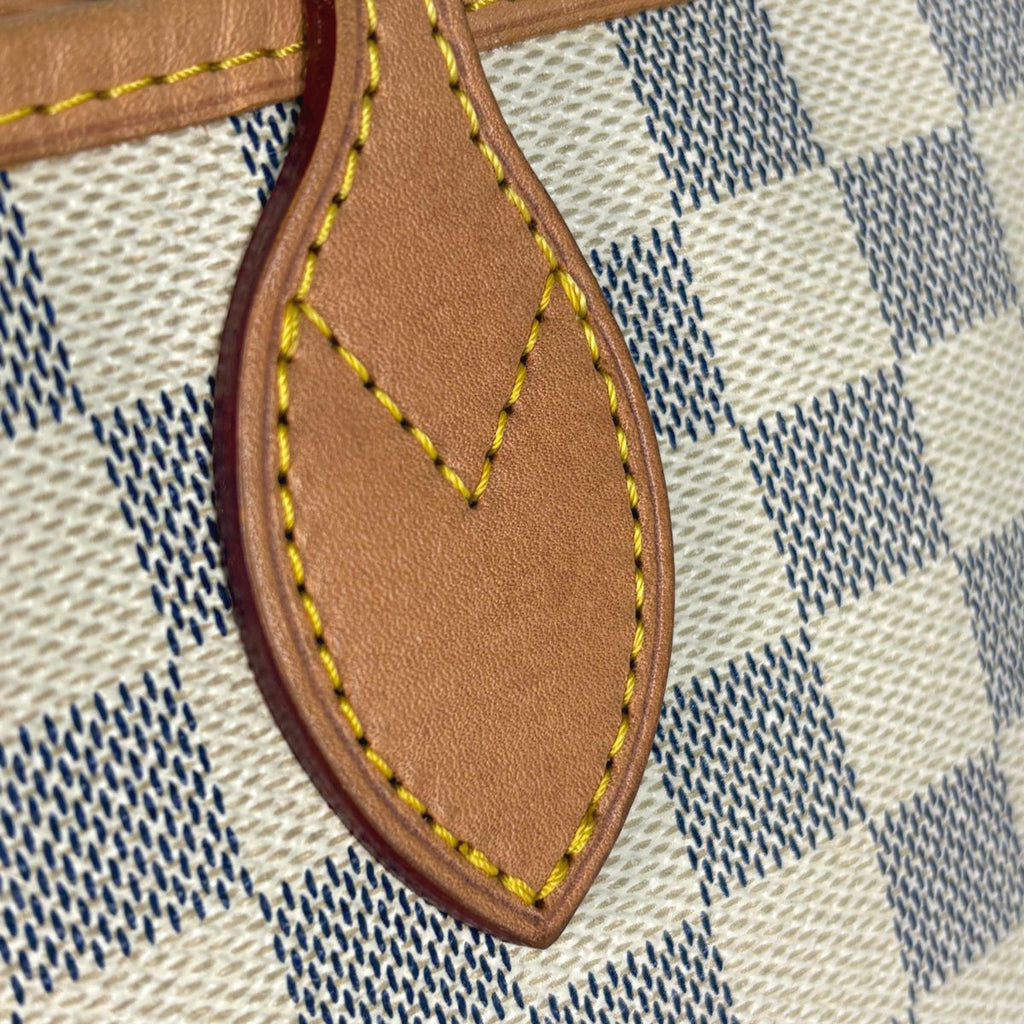 Louis Vuitton Neverfull MM Tote Damier Azur White — view 4