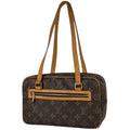 Louis Vuitton Cite MM Shoulder Bag Monogram Brown