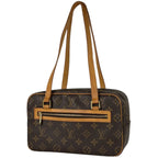 Louis Vuitton Cite MM Shoulder Bag Monogram Brown