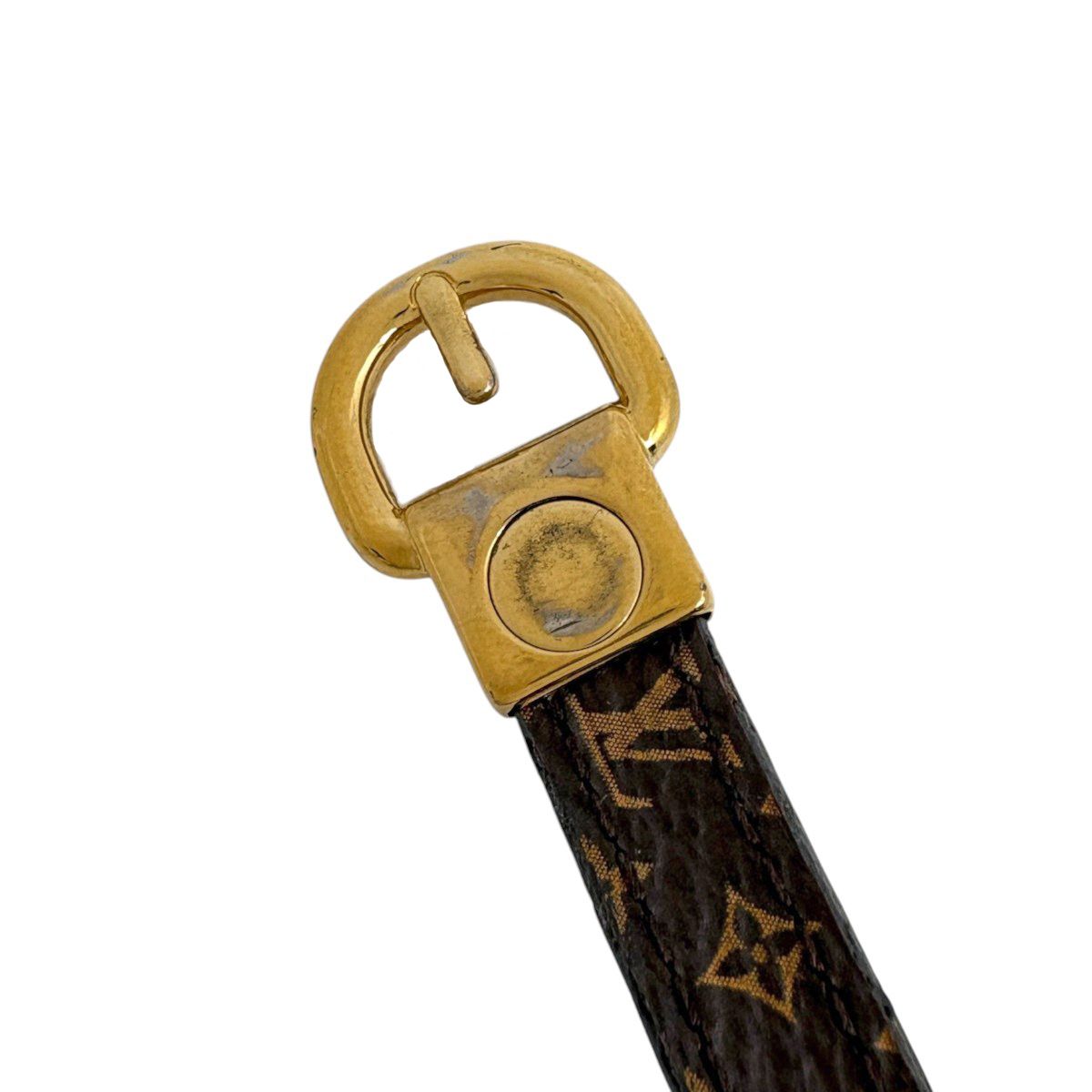Louis Vuitton Bracelet Fasten Your LV Monogram Brown Gold — view 4