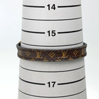 Louis Vuitton Bracelet Fasten Your LV Monogram Brown Gold — view 7