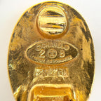 Chanel Earrings CC Logo Gold Plated — view 4