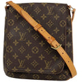 Louis Vuitton Musette Salsa Shoulder Bag Short Monogram Brown