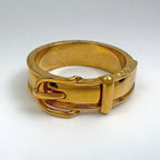Hermes Scarf Ring Book Rousselier Gold Plated — view 2