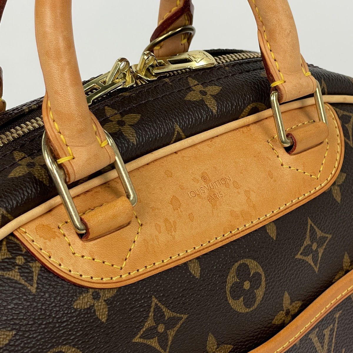 Louis Vuitton Trouville Boston Bag Monogram Brown — view 5