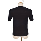 Fendi T-Shirt Knit Sweater Short Sleeve Crew Neck FF Logo Zucca Pattern — view 3
