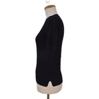 Fendi T-Shirt Knit Sweater Short Sleeve Crew Neck FF Logo Zucca Pattern — view 2
