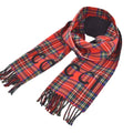 Gucci Scarf Shawl Check Wool Cashmere Blend 35 20