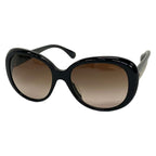 Chanel Sunglasses Brown Black Beige CC Logo Eyewear