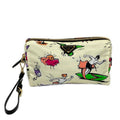Prada Pouch Ivory Pink Multi Surfing Pattern