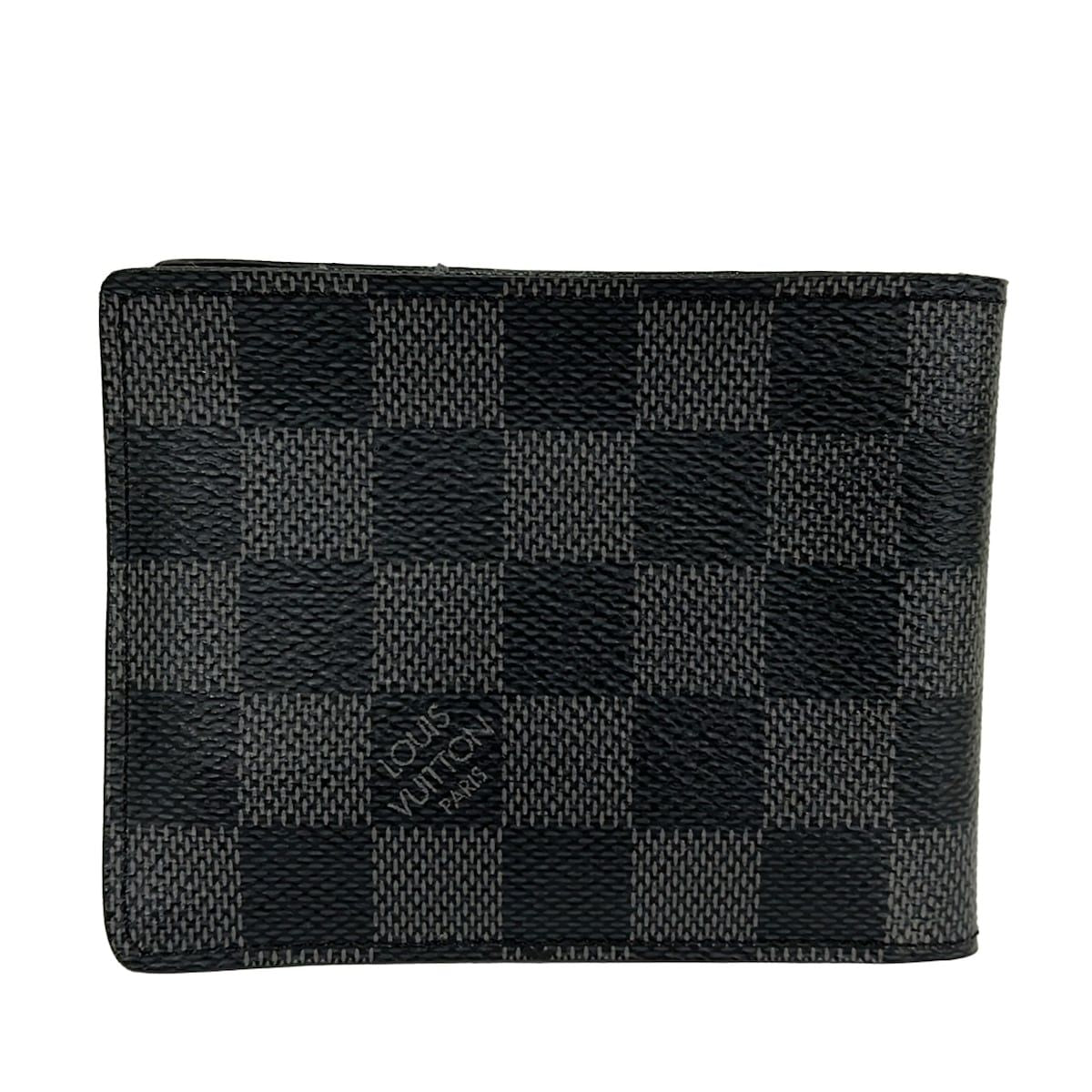 Louis Vuitton Billfold Damier Graphite Portefeuille Calf Wallet