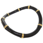 Gucci Bamboo Metal Black Choker Necklace — view 2