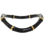 Gucci Bamboo Metal Black Choker Necklace — view 5