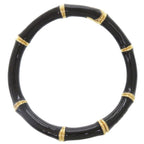 Gucci Bamboo Metal Black Choker Necklace — view 3