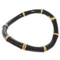 Gucci Bamboo Metal Black Choker Necklace