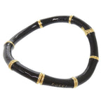 Gucci Bamboo Metal Black Choker Necklace