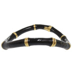 Gucci Bamboo Metal Black Choker Necklace — view 4