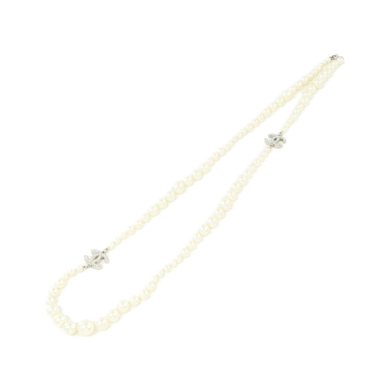 Chanel Necklace Silver — view 2