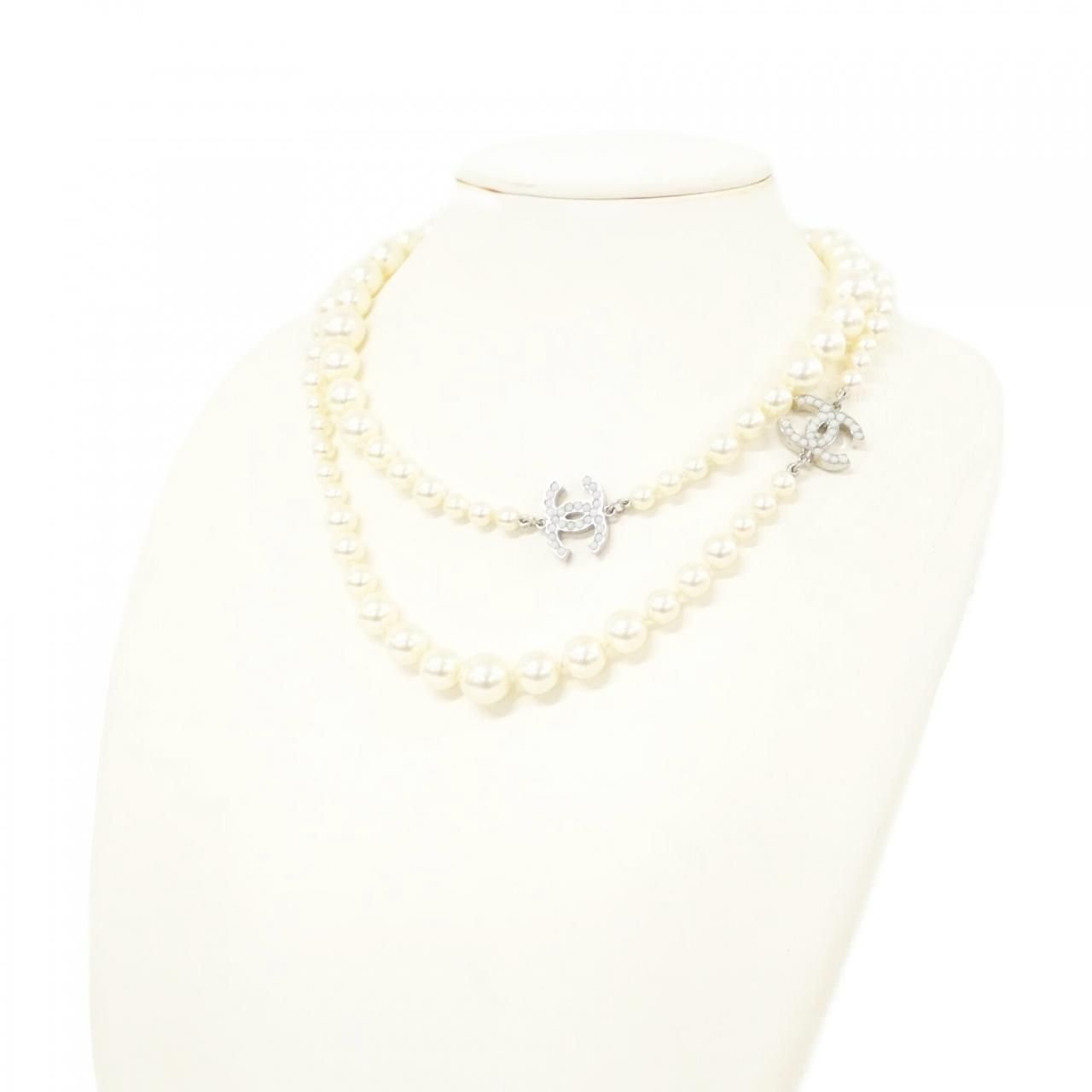 Chanel Necklace Silver — view 6
