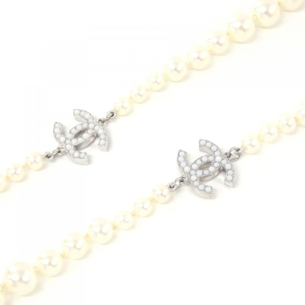Chanel Necklace Silver — view 3