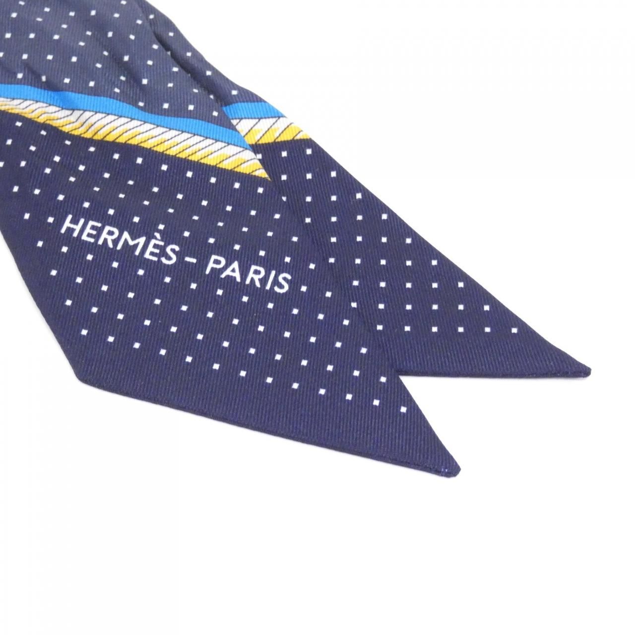 Hermes les Voitures a Transformation Twilly Scarf — view 2