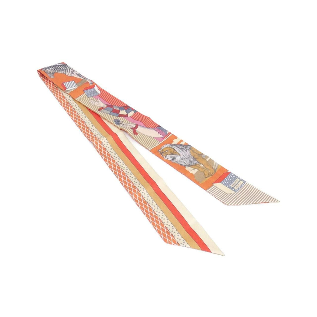 Hermes Grand Theater Nouveau Twilly Scarf