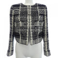Chanel Collarless Jacket Black