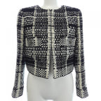 Chanel Collarless Jacket Black
