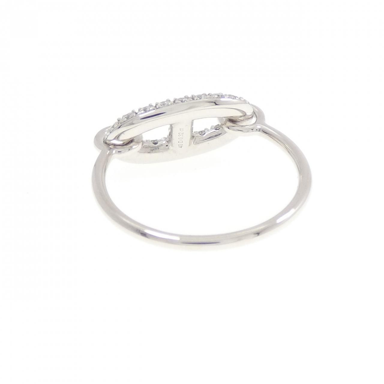 Hermes Ronde Ring White Gold — view 3